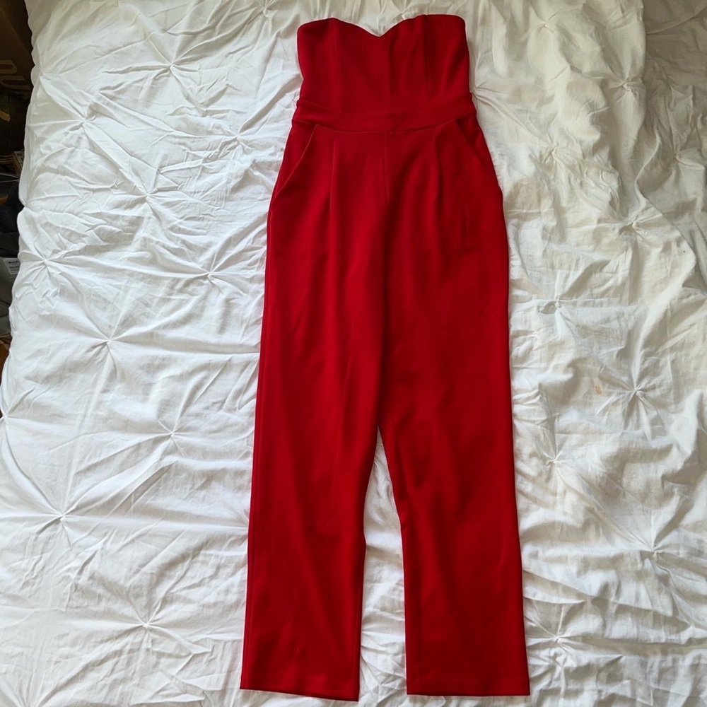 Women’s  Red Jumpsuit from Express. Size 0.